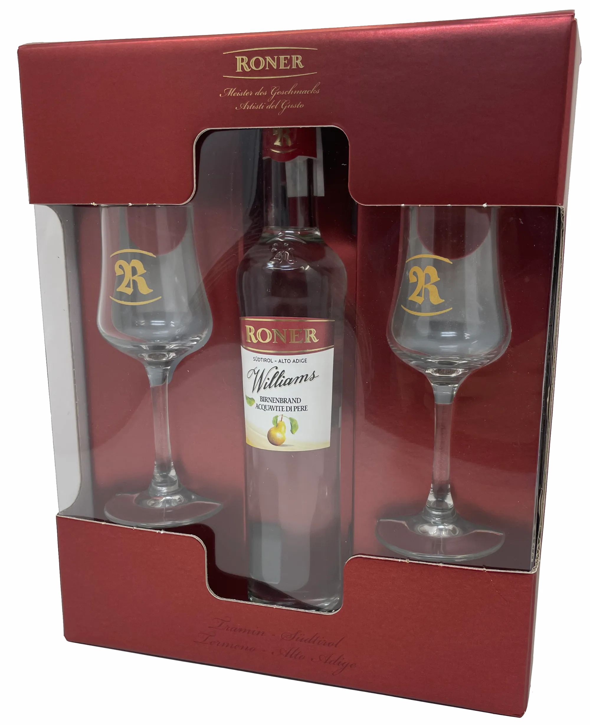 Konfektion für 1 Sinfonie und 2 Grappagläser